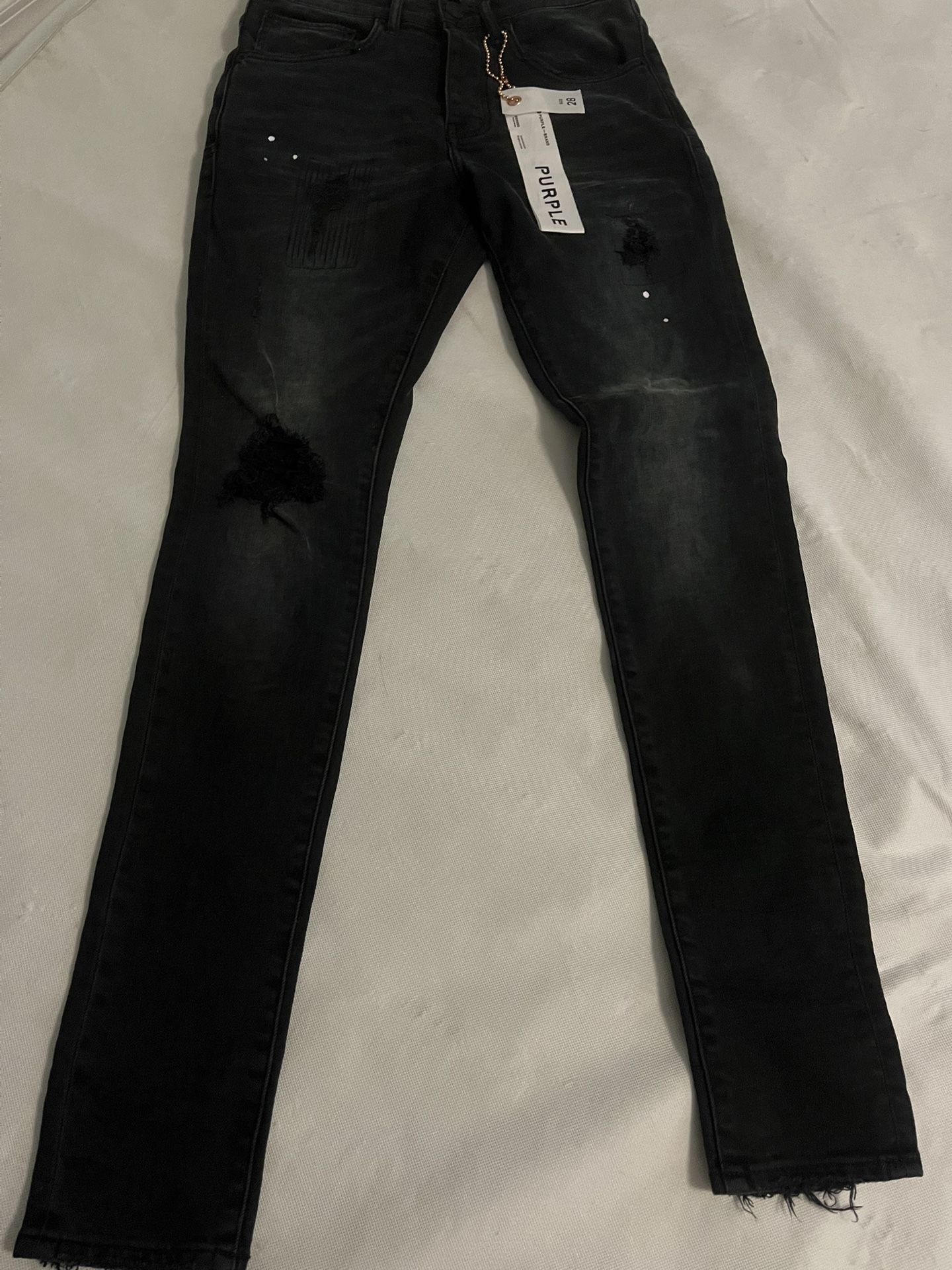 purple brand Black denim サイズ28BLACK SKINNY PURPLE BRAND JEANS