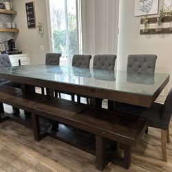 Modern Farmhouse Dining Table Set