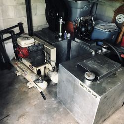 Mobile Oil Change Equipment 50gallon Aluminum Tank 