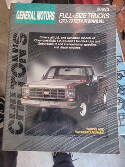 Chilton's GM Full Size Truck Repair Book 1(contact info removed)