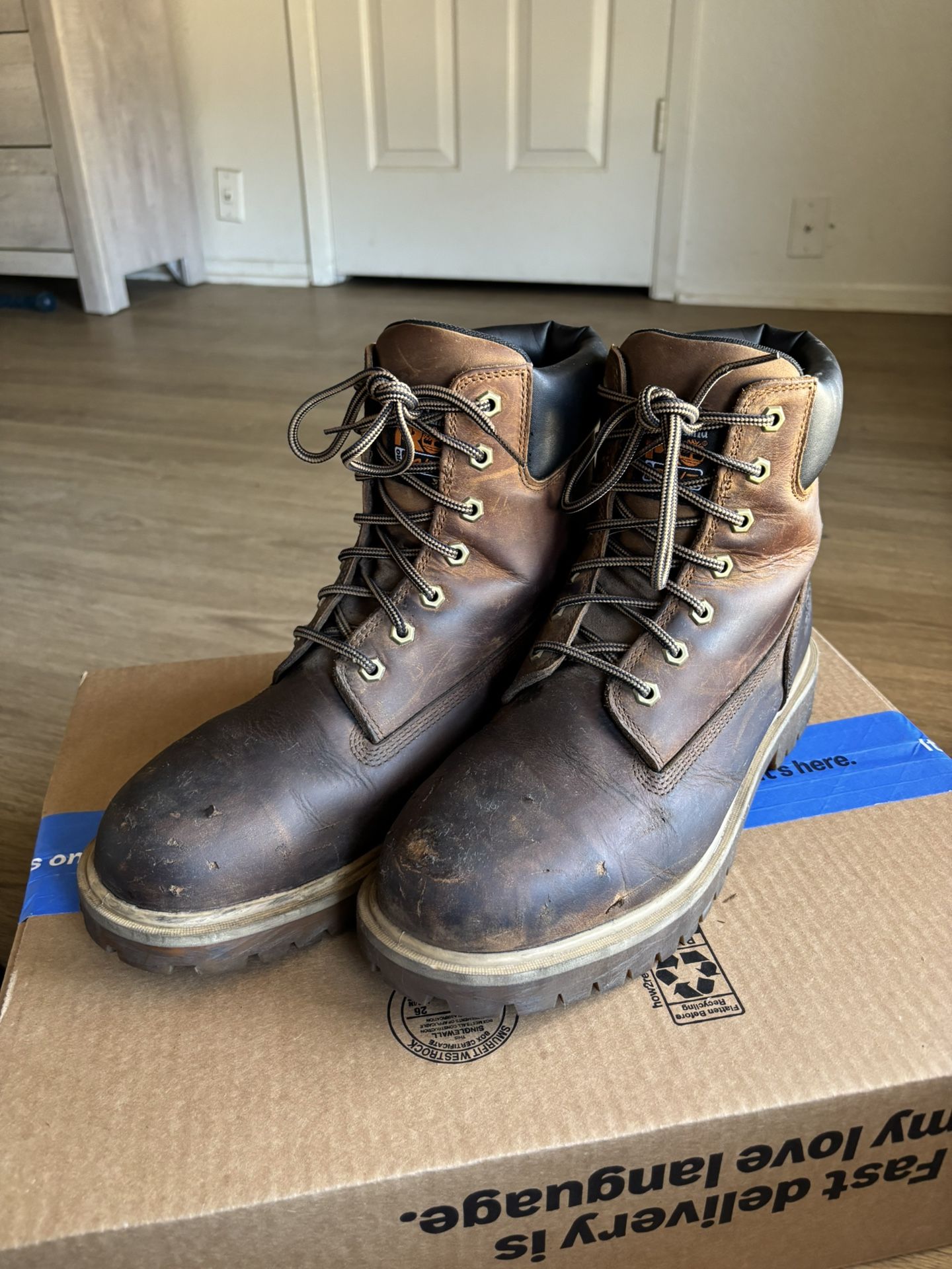 Timberland Pro Leather Work Boots