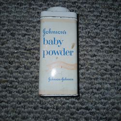 1950's Johnston Baby Powder Tin