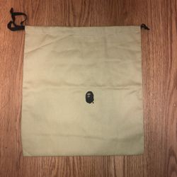 A Bathing Ape Shoe Dust Bag Beige.