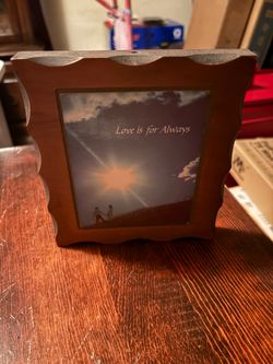 Vintage Wood Framed Plaque