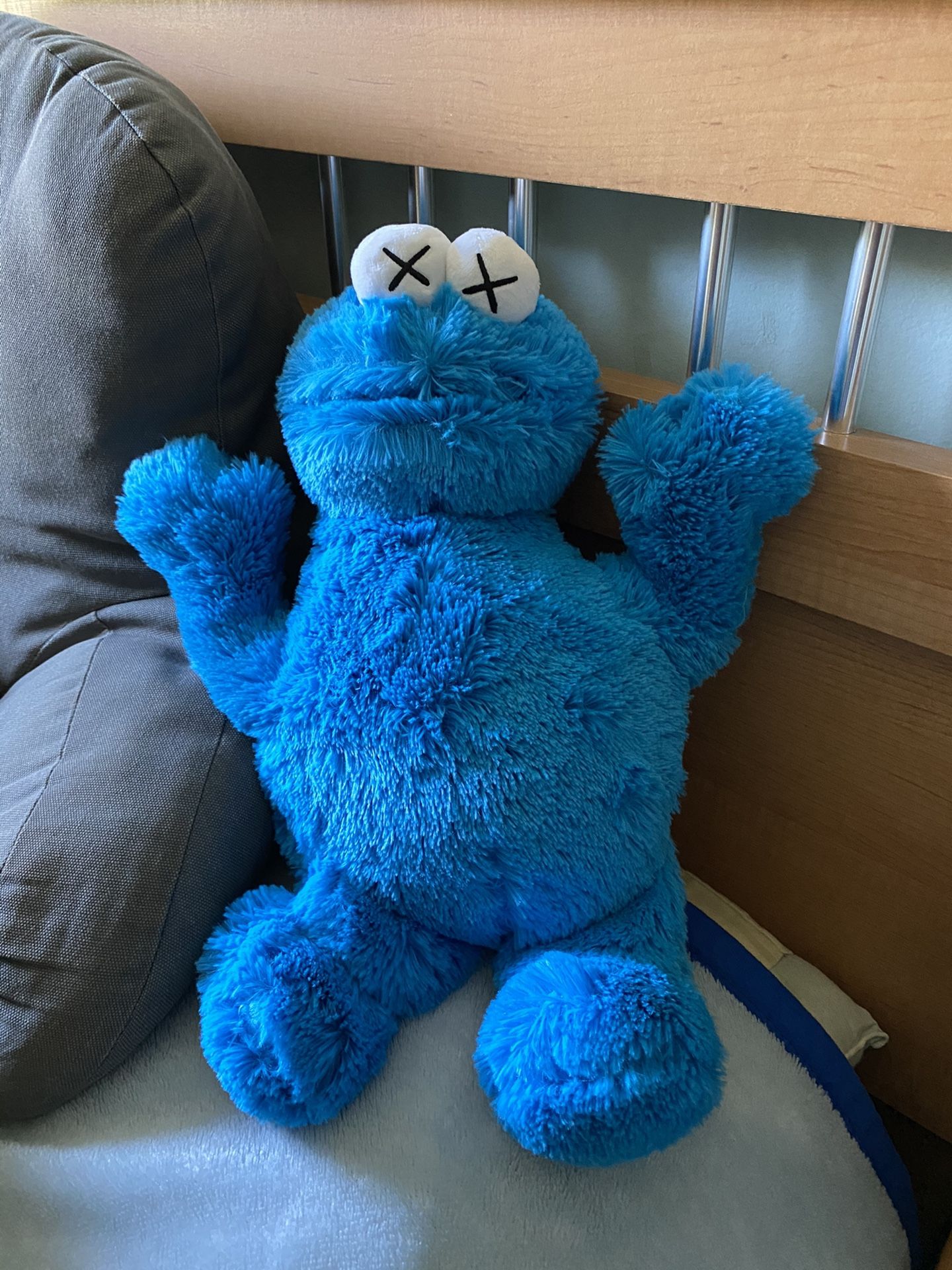 Kaws x Sesame Street Cookie Monster Plush Doll