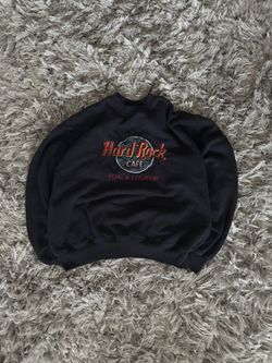 Hard Rock Cafe Kuala Lumpur sweatshirt in classic black with front logo.