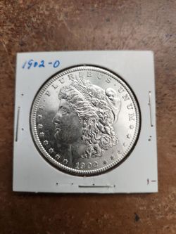 1902-O Morgan Silver Dollar-UNC - ex fine