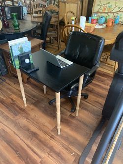 Desk and chair