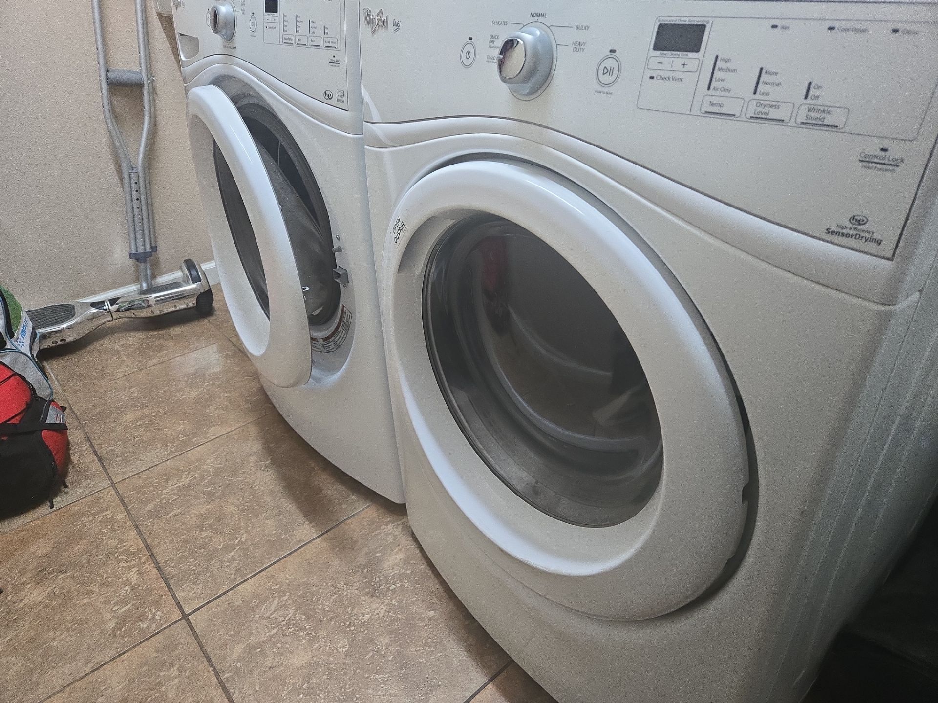Whirlpool washer and dryer