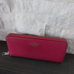 Pink Coach Wallet 