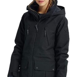 PERFECT CONDITION: Burton Ski Snowboard Jacket, Womens Prowess double insulated, black