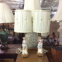 50s boudair desk lamps Japan