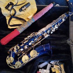 Cecilio Blue Saxophone