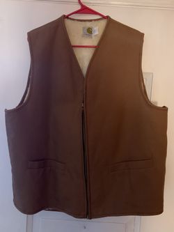 New Carhartt Sherpa Lined Vest XL
