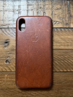 IPhone X leather case