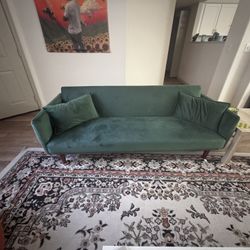Green Wayfair Futon 