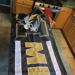 University of Missouri Tigers Nylon Stitched banner/flag 96” (8 feet) by 26” with metal grummets Perfect for man cave or garage. Excellent condition. 