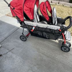 3 Child Stroller