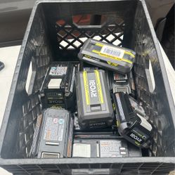 Ryobi Batteries 40v   Please Read Descripción 
