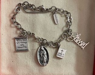 James Avery Charm Bracelet with 4 Charms