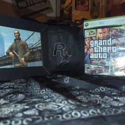 XBOX 360 GTA "GRand theft auto 4 Four Bundle