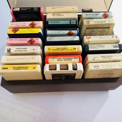 Rare Vintage Cassette Display With Cassette Included Great Shape 