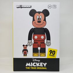 2019 Medicom Bearbrick Fragment Disney Mickey 90th Anniversary - 400% & 100%