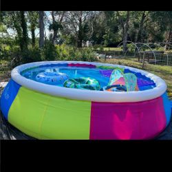new 18ft swimming pool with ladder and pump new in box we deliver