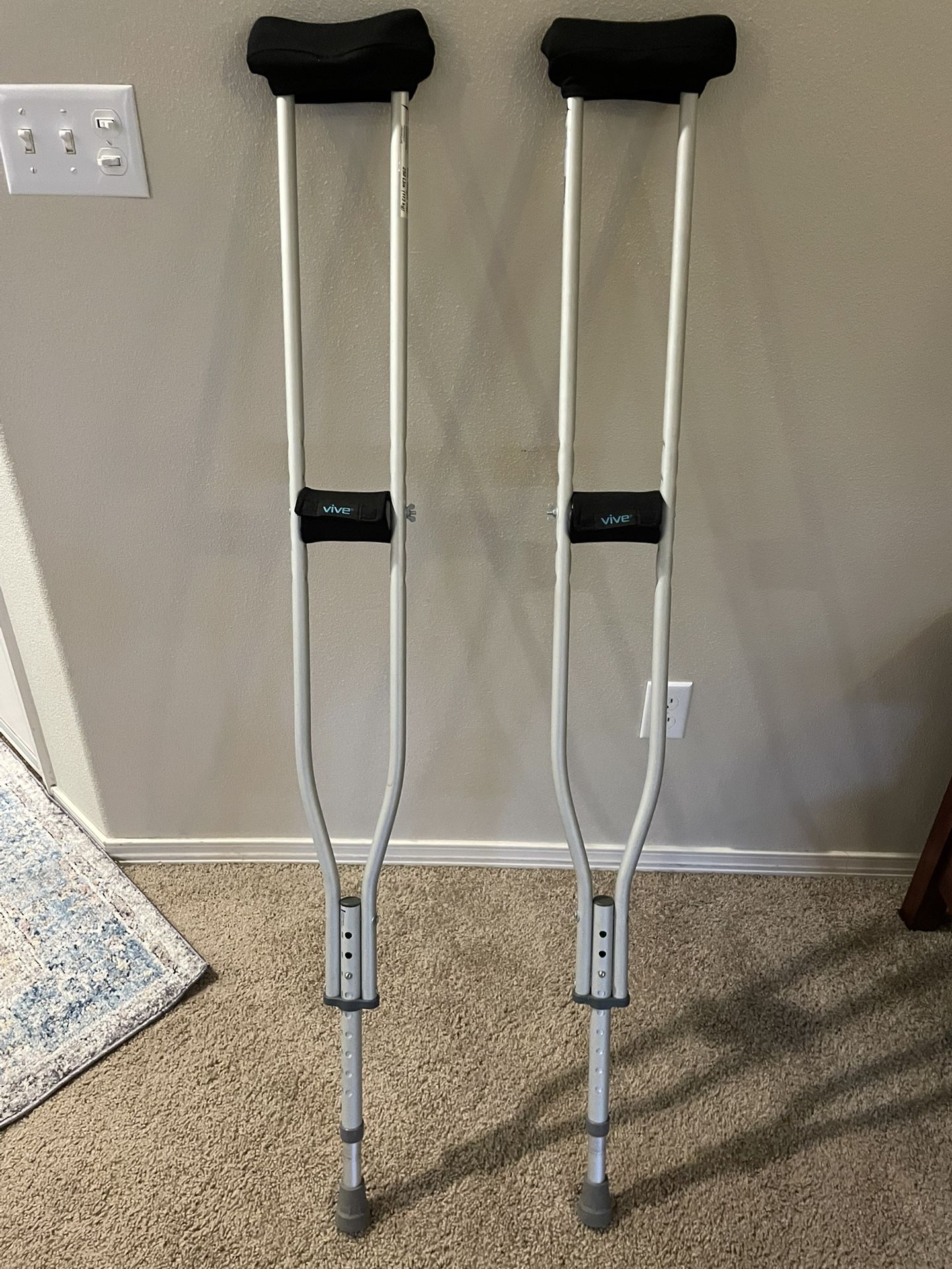 Crutches with Extra Padding