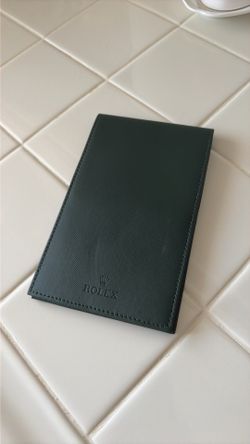Yardage book cover Rolex golf