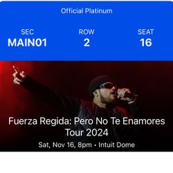 FUERZA REGIDA: Pero No Te Enamores Tour 2024- TICKET
