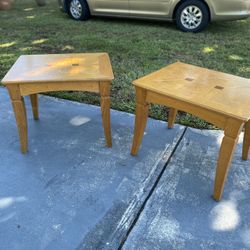 Two End Tables And Coffee Table 