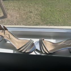 Nina heels Silver 10W