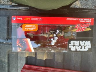 New STAR WARS Air Hogs Remote Control Speeder Bike Spin Master RC