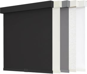 AOSKY Blackout Roller Shade 58x72 Cordless Thermal UV Window Blind Black