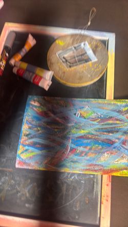 Original Abstract Acrylic Painting on Canvas
