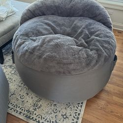 There Is A Queen Bed Inside!  - Bean Bag Chair 