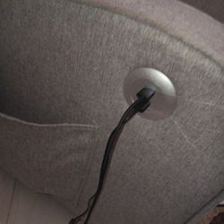 Recliner with charging ports for phones 