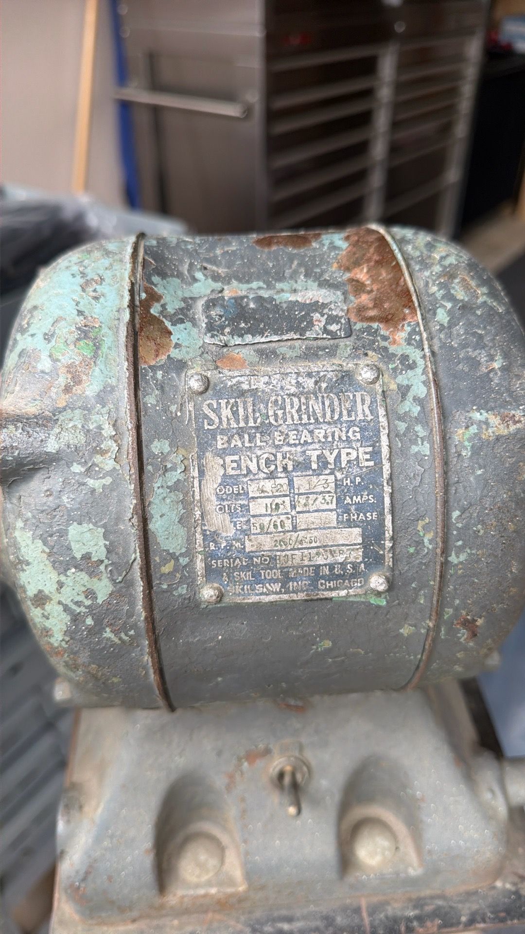 SkilSaw grinder bench style VINTAGE 1(contact info removed)