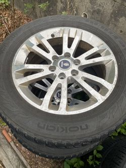 18” Saab Envoy Trailblazer 6 Lug Rims And Tires