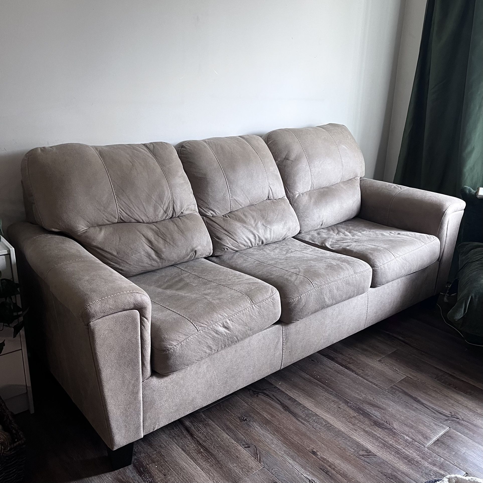 Cream/Tan colored Sofa Couch