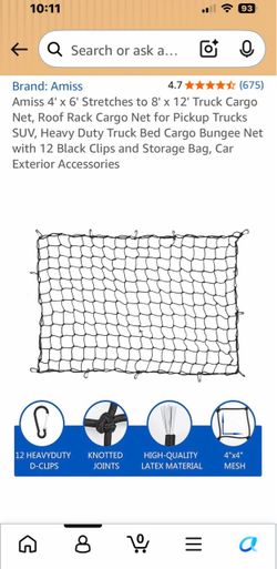Cargo net 4x6