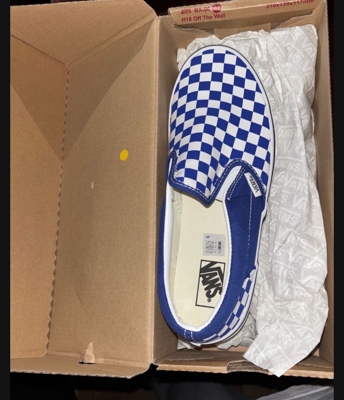 Vans Blue Checkered