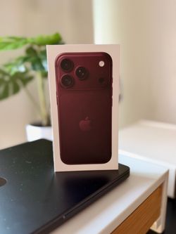 New Unlocked iPhone Pro 18 Burgundy 256GB