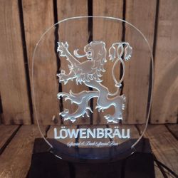 Lowenbrau Lighted Beer Sign 12"
