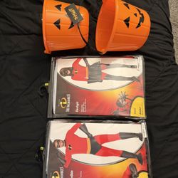 Incredibles Costume Adult Medium Mr Incredible and Elastigirl