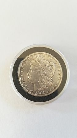 1881 S morgan silver dollar