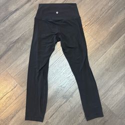 Lululemon Align High-Rise Pant Black Granite Leggings Size 4