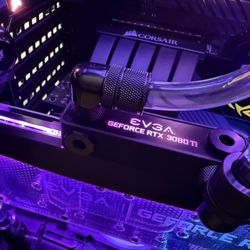 EVGA RTX 3080 Ti XC3 Ultra Hydro Copper – 12 GB GDDR6X (water‑cooled)