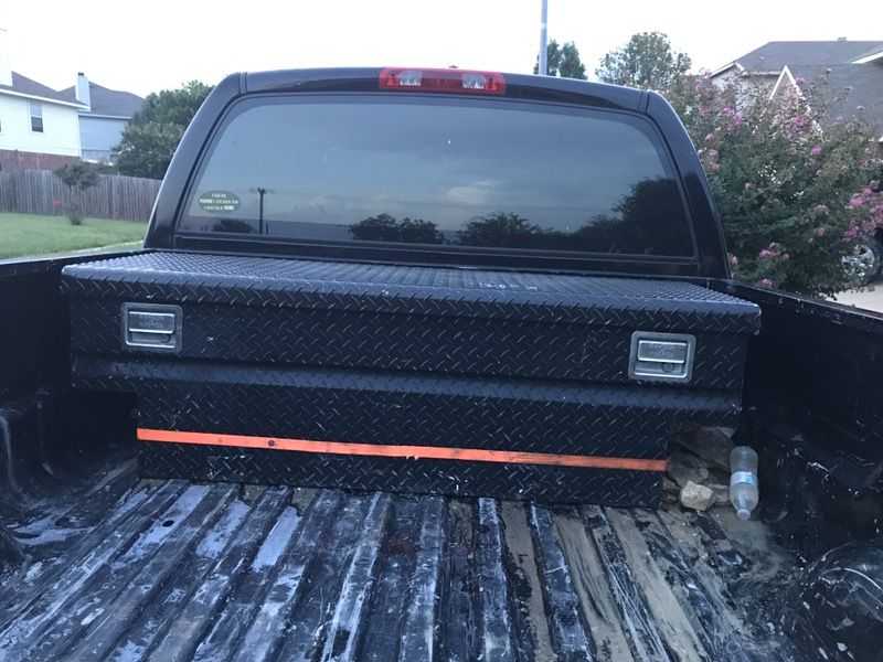 Rawson Koenig 5 ft Truck Toolbox Black Steel Truck